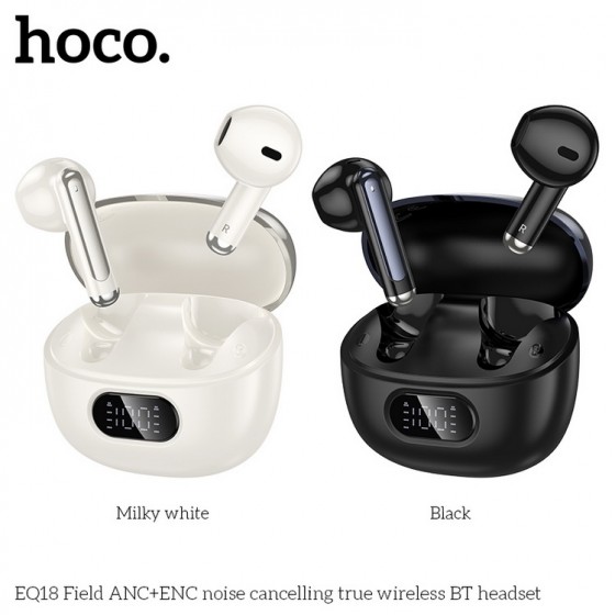 HOCO EQ18 靜畔真無線ANC+ENC降噪藍牙耳筒