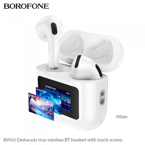 BOROFONE BW60 逸彩真無線觸屏藍牙耳機