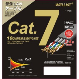 Wellke  CAT7 Lan Cable CE-1816黑                          