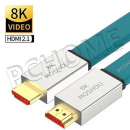 MOSHOU 8K單晶銅鍍銀芯HDMI扁線