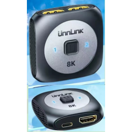 Unnlink 8K HDMI AB 雙向切換器 Unnlink 8K HDMI AB 雙向切換器